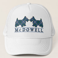 Clan McDowell Tartan Scottie Dogs