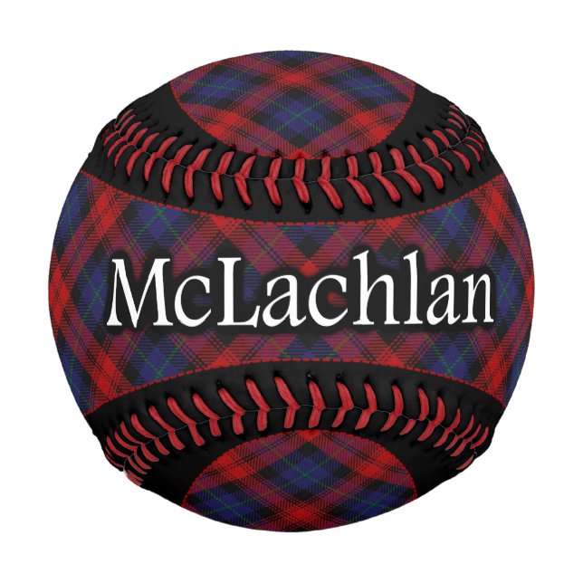 Clan McLachlan MacLachlan Scottish Tartan Baseball (Front)