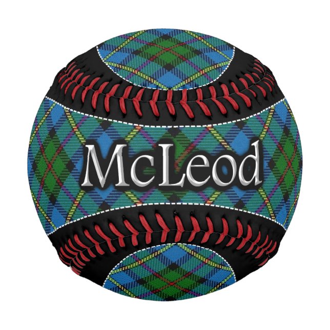 Clan McLeod MacLeod Scottish Dream Tartan Baseball (Front)