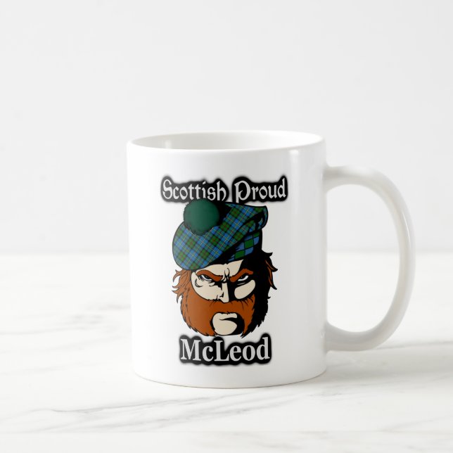 Clan McLeod Tartan Scottish Coffee Mug (Right)