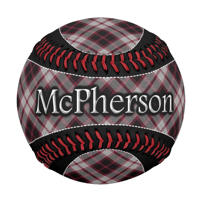Clan McPherson MacPherson Scottish Dream Tartan Baseball (Front)