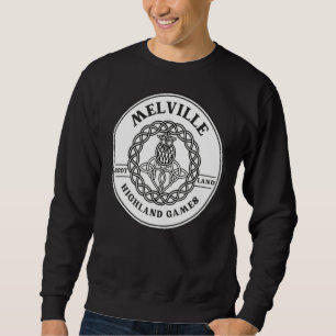 Clan Melville Scottish Thistle Highland Games Sweatshirt