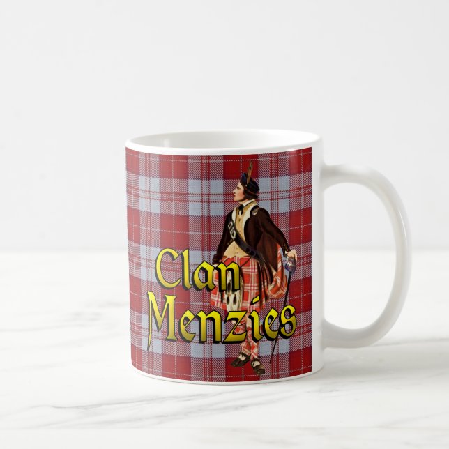 Clan Menzies Scottish Dream Coffee Mug (Right)