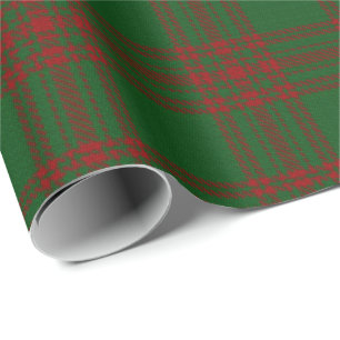 Clan Menzies Scottish Tartan Wrapping Paper