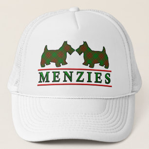 Clan Menzies Tartan Scottie Dogs Trucker Hat