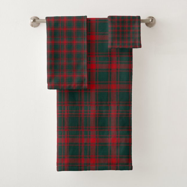 Clan Middleton Tartan Plaid  Bath Towel Set (Insitu)
