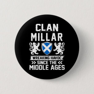 Clan Millar Scottish Family Scotland Mothers Day F 6 Cm Round Badge