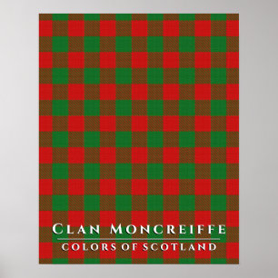 Clan Moncreiffe Colours of Scotland 2 Tartan Plaid Poster