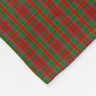 Clan Monro Tartan Fleece Blanket