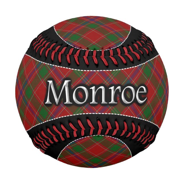 Clan Monroe Munro Scottish Dream Tartan Baseball (Front)