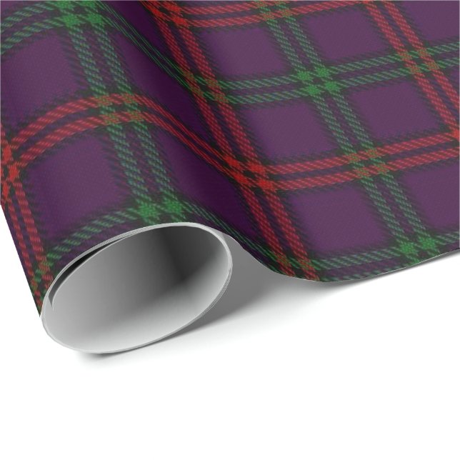 Clan Montgomery Scottish Tartan Wrapping Paper (Roll Corner)
