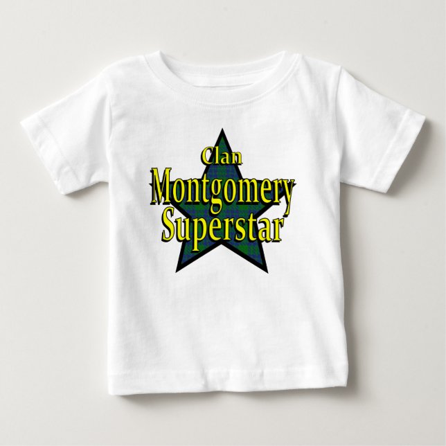 Clan Montgomery Superstar Infant T-Shirt (Front)
