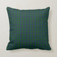 Clan Montgomery Tartan Plaid Pillow