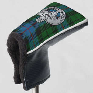 Clan Morrison Crest & Hunting Tartan Golf Head Cov Golf Head Cover