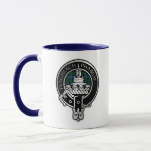 Clan Morrison Crest & Hunting Tartan Mug
