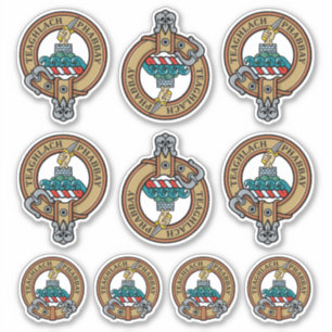 Clan Morrison Crest Sticker Set