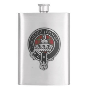 Clan Morrison Crest & Tartan Flask