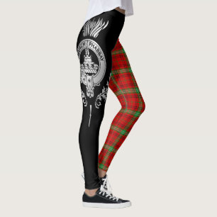 Clan Morrison Crest & Tartan Leggings