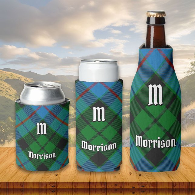 Clan Morrison Hunting Tartan Can Cooler (Creator Uploaded)