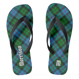 Clan Morrison Hunting Tartan Flip Flops