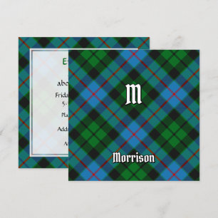 Clan Morrison Hunting Tartan Invitation