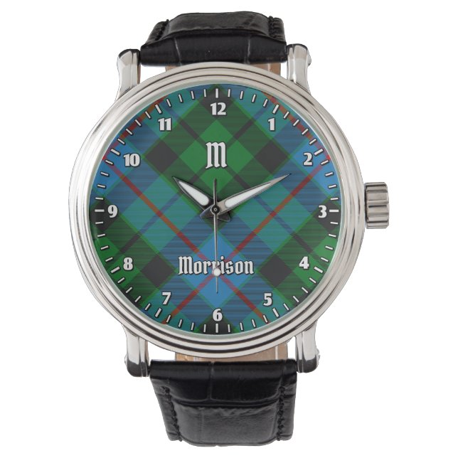 Clan Morrison Hunting Tartan Watch (Front)