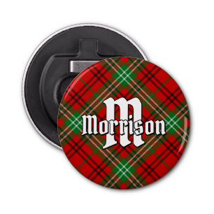 Clan Morrison Red Tartan Bottle Opener