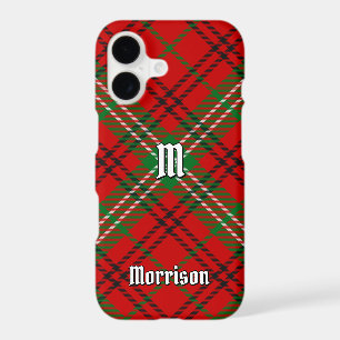 Clan Morrison Red Tartan Case-Mate iPhone Case
