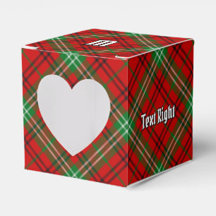 Clan Morrison Red Tartan Favour Box