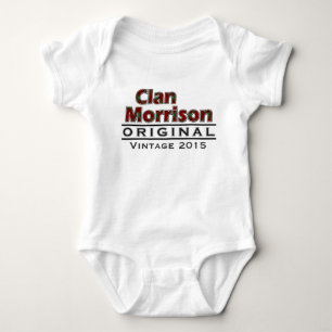 Clan Morrison Vintage Customise Your Birthyear Baby Bodysuit