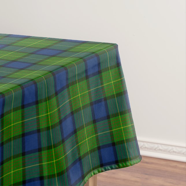 Clan Muir More Tartan Plaid Tablecloth (In Situ)