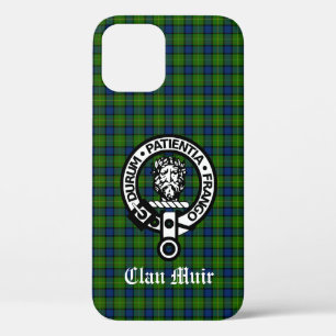 Clan Muir or More Crest Badge & Tartan iPhone 12 Pro Case