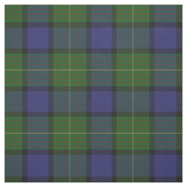 Clan Muir Scottish Tartan Plaid Fabric (Swatch)