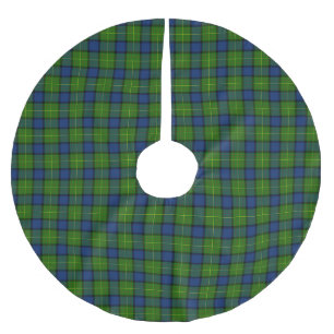 Clan Muir Tartan Brushed Polyester Tree Skirt