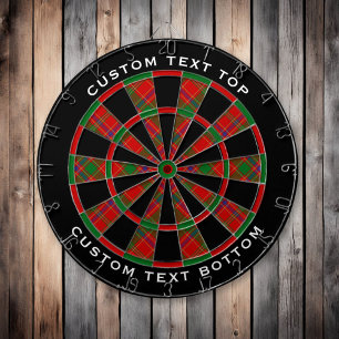 Clan Munro Tartan Dartboard