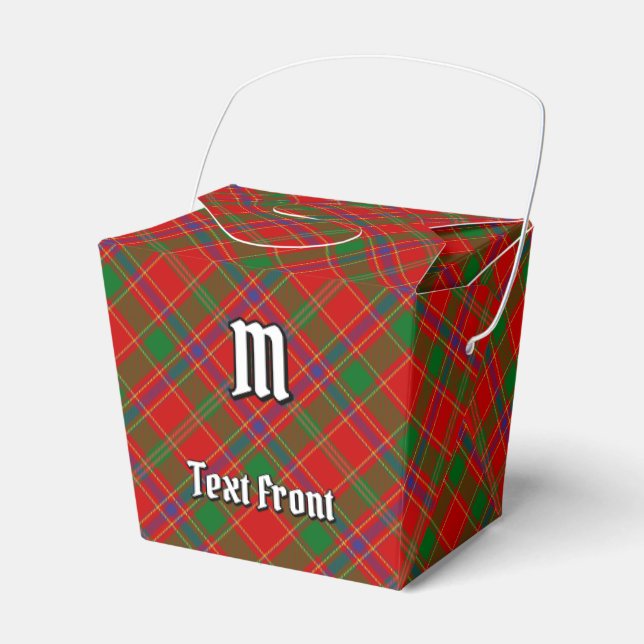 Clan Munro Tartan Favour Box (Front Side)