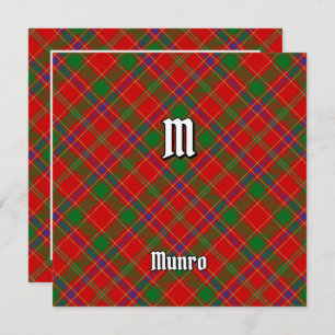 Clan Munro Tartan Invitation