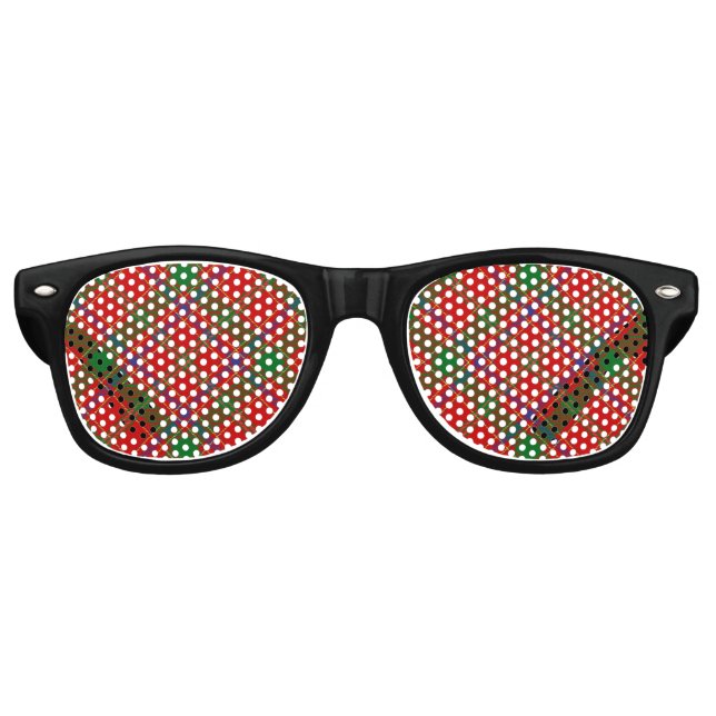 Clan Munro Tartan Retro Sunglasses (Front)