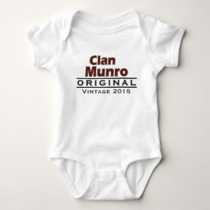 Clan Munro Vintage Customise Your Birthyear Baby Bodysuit