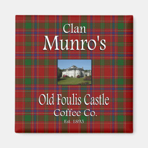 Clan Munro's Old Foulis Castle Coffee Co. Magnet