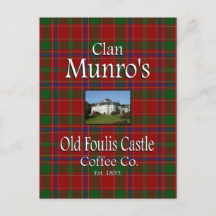 Clan Munro's Old Foulis Castle Coffee Co. Postcard