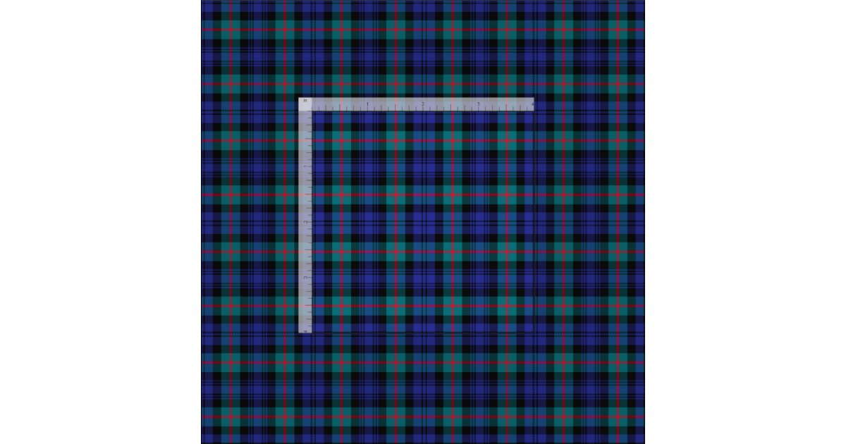 Clan Murray Modern Tartan Fabric | Zazzle