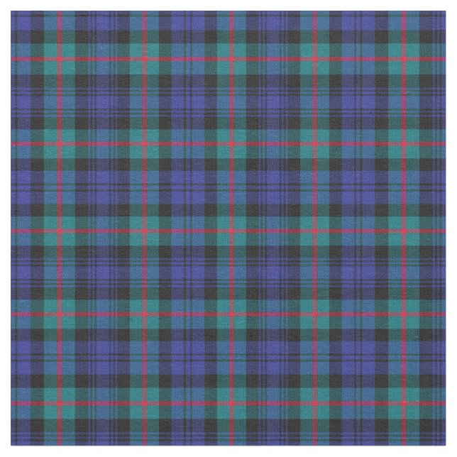Clan Murray Modern Tartan Fabric (Close Up)