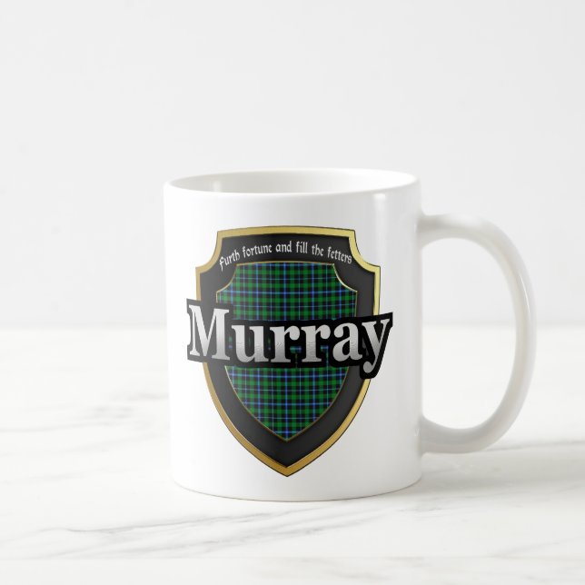 Clan Murray Scottish Dynasty Tartan Mugs Cups (Right)