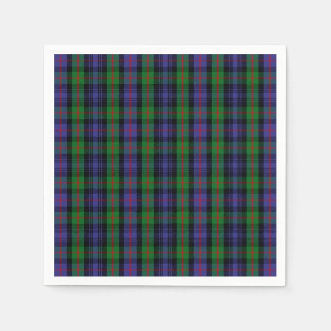 Clan Murray Tartan Napkin (Front)