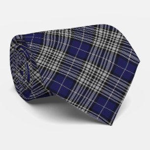 Clan Napier Letter N Monogram Tartan Tie