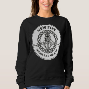 Clan Newton Scottish Thistle Highland Games Sweatshirt