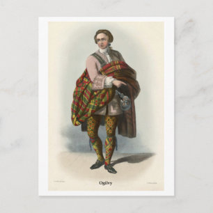 Clan Ogilvy Postcard