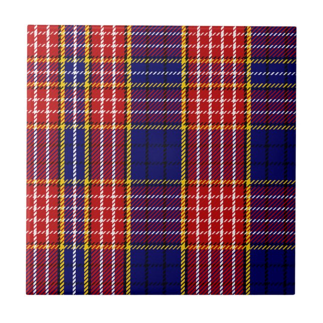 Clan Ogilvy Tartan Tile (Front)