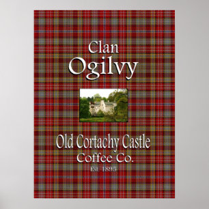 Clan Ogilvy's Old Cortachy Castle Coffee Co. Poster
